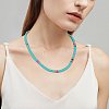 Polymer Clay Heishi Surfer Beaded Necklaces Set NJEW-SW00031-6