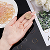 Brass Wine Glass Charm Rings KK-PH0036-43-3