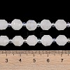 Electroplated Natural White Moonstone Beads Strands G-O201B-132F-5