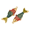 304 Stainless Steel Enamel Pendants SA-CBAF5D5-07G-2
