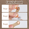 60Sets 5 Styles Brass Rivets KK-DC0005-04-4