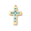 304 Stainless Steel Rhinestone Pendants STAS-L022-085G-04-1