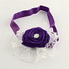 Fashionable Elastic Baby Lace Headbands Hair Accessories OHAR-Q002-11E-1