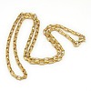 Trendy Unisex 304 Stainless Steel Box Chain Necklaces NJEW-L043-05G-1