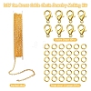 DIY 3m Brass Cable Chain Jewelry Making Kit DIY-YW0005-74G-2