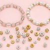 100Pcs 4 Styles Alloy with Rhienstone Beads RB-AR0003-15-6