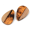 Resin & Walnut Wood Pendants RESI-S389-027A-A01-2