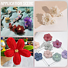 5 Bundles 5 Colors Gypsum with Cotton Cord Artificial Flower Core DIY-GF0014-07A-7
