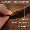 Cowhide Leather Labels AJEW-WH0386-0054-3