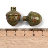 Natural Unakite Pendants G-K354-13F-3