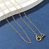 1/20 14K Gold Filled Cable Chain Necklaces for Women Men NJEW-Z068-01G-1