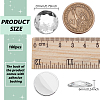 100Pcs Self-Adhesive Acrylic Rhinestone Stickers DIY-FG0007-45-2