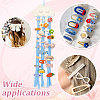 Cloud Wooden Hairpin Hair Clip Hanging Holder Storage Organizer WH-WG78846-05-6