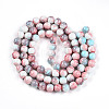 Baking Paint Glass Beads Strands DGLA-N003-10mm-C03-3