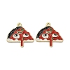 Halloween Alloy Enamel Pendants STAS-I354-01G-H-1