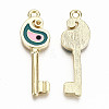Alloy Pendant Rhinestone Settings LS-PALLOY-T075-39-NR-3