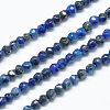 Natural Lapis Lazuli Beads Strands G-J002-13-1