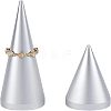 Aluminum Finger Ring Display Holder RDIS-WH0004-01-1