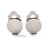 Non-Tarnish 316 Stainless Steel Clip-on Earring Findings STAS-I187-04B-P-2