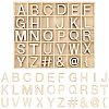Unfinished Wood Alphabet & Mark Puzzles WOOD-WH0314-112-3