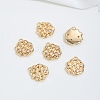 Brass Micro Pave Cubic Zirconia Charms LS-KK-P337-03D-G-1