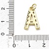 26Pcs Brass Micro Pave Cubic Zirconia Pendants KK-V014-01G-M-4