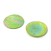 Spray Painted Natural Capiz Shell Pendants X-SSHEL-Z002-01A-2
