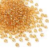 6/0 Transparent Glass Round Seed Beads SEED-J010-F6-22B-4