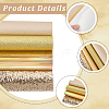 8Pcs 4 Colors Imitation Leather Fabrics DIY-CL0001-74A-6