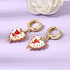 Brass Hoop Dangle Earrings KK-CBA8324-26G-01-1