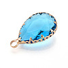 Transparent Glass Pendants KK-N283-02C-G-2