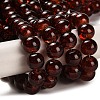 Spray Painted Crackle Glass Beads Strands CCG-Q001-10mm-16-2