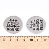 Non-Tarnish 201 Stainless Steel Pendants STAS-T064-38P-11-3