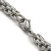 201 Stainless Steel Rope Chain Bracelets STAS-Z056-12P-3
