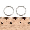 304 Stainless Steel Closed Jump Rings STAS-G393-06P-11-2