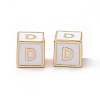 Rack Plating Brass Enamel Beads KK-B060-04G-04V-2