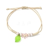 Porcelain Beads Braided Bead Bracelets BJEW-JB11421-2