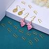 20Pcs Brass Earring Hooks ZIRC-SZ0005-18-3