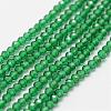 Synthetic Gemstone Strands G-P270-2mm-26-1