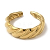 Ion Plating(IP) 304 Stainless Steel Open Cuff Rings for Women RJEW-Z053-09G-2