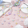 120Pcs 6 Colors Transparent Acrylic Beads TACR-DC0001-06-5