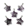Natural Banded Amethyst Pendants GG-K002-10N-1