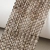 Natural Smoky Quartz Beads Strands G-N0195-02-3mm-01-1