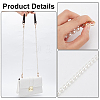 WADORN 3Pcs 2 Style PU Leather Shoulder Strap & ABS Plastic Imitation Pearl Bag Chain Straps FIND-WR0009-25-3