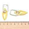 Horse Eye Brass Hoop Earrings for Women EJEW-U057-06D-03GP-4