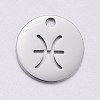 Non-Tarnish 304 Stainless Steel Charms LS-STAS-F246-01C-1