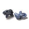 Natural Sodalite Carved Elephant Beads G-Z053-01-2