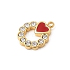 304 Stainless Steel Rhinestone Pendants STAS-P431-38A-G-2