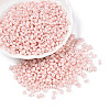 Opaque Colours Luster Glass Seed Beads SEED-T006-02G-3