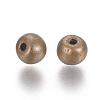 Tibetan Style Alloy Round Beads X-TIBEB-5204-AB-NR-2